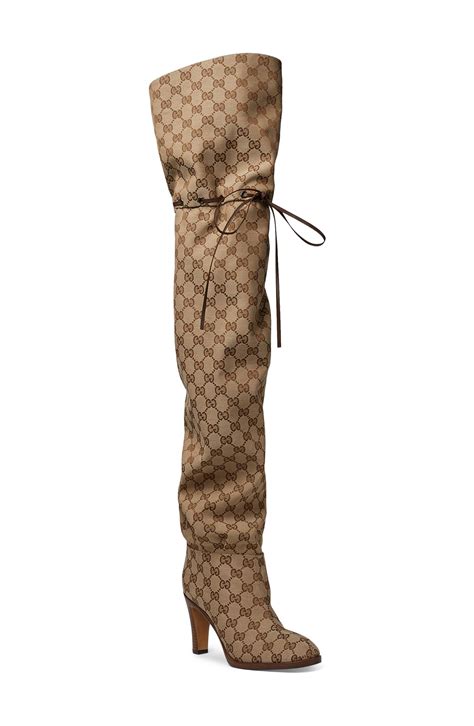 replica gucci knee boots|thigh high gucci boots.